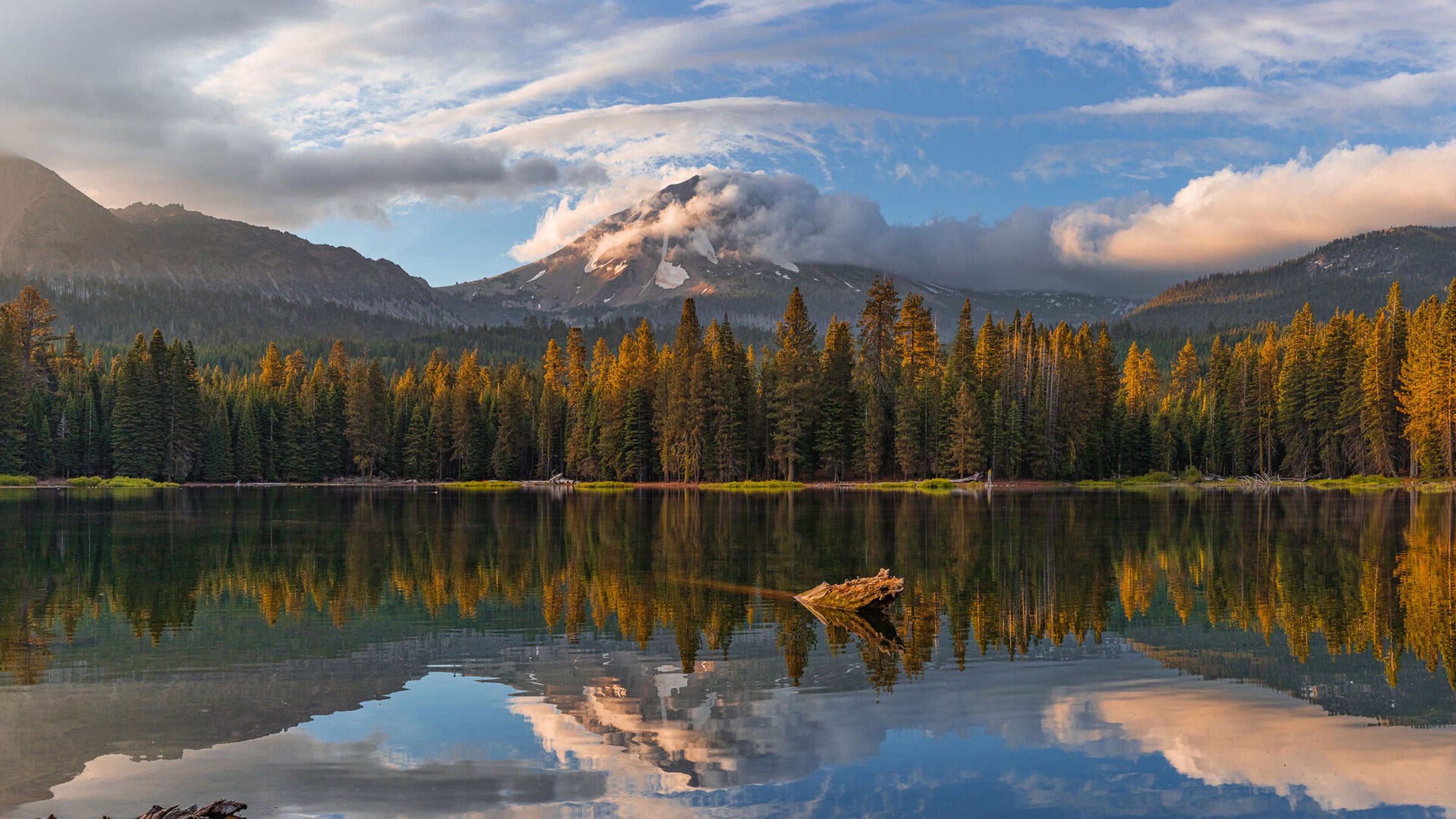 Sunrise in Lassen Volcanic National Park
