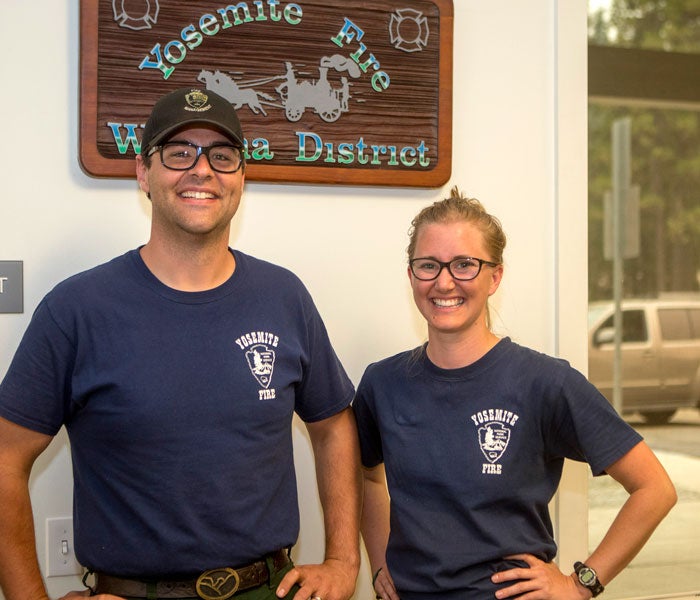 YO-Firefighters-AaronLudwig-ShanelleSanders_KariGreerUSFS_700v Yosemite Firefighters Aaron Ludwig and Shanelle Sanders