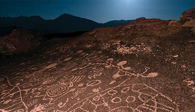 CA-Ridgecrest-Petroglyh_courtesy_680 Petroglyphs near Ridgecrest, California.