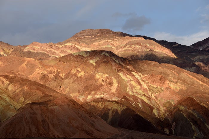 DeathValley-ArtistPalette-ArtistDrive-sunset_Gloria_700 Artist Drive at sunset in Death Valley National Park