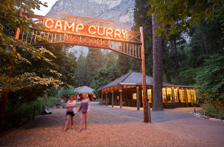 Curry Village Tent Cabins and Lodging in Yosemite National Park