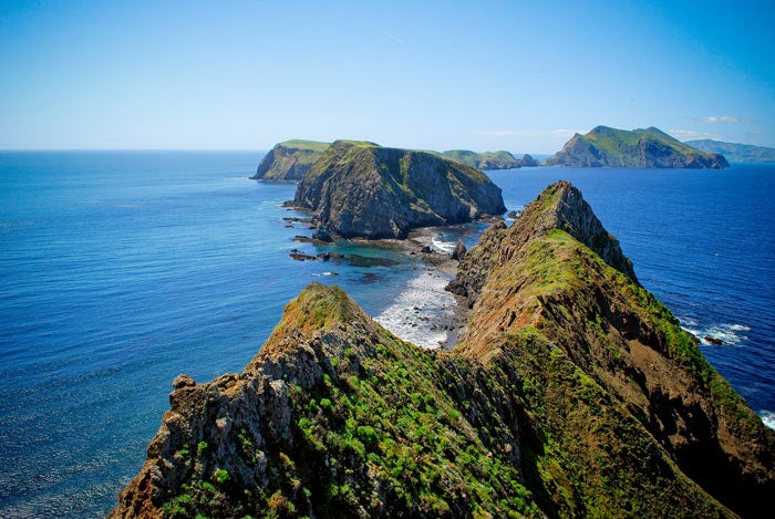 View from Inspiration Point on Anacapa Island, part of Channel Islands National Park