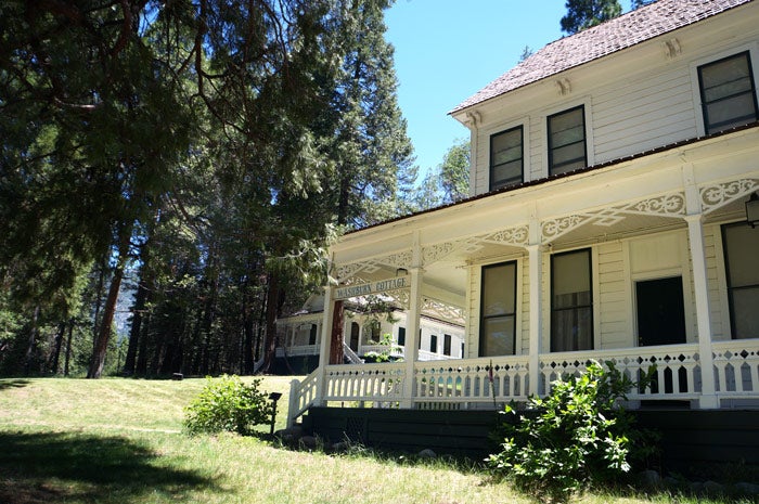 YO-Wawona-WashburnCottage_Gloria_700 The Washburn Cottage, one of five Victorian cottages behind the Wawona Hotel's main lodge.