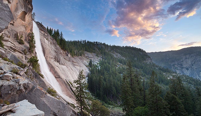 Nevada-falls-sunset_Ordelheide_680x392 Sunset at Nevada Falls. Photo by Grant Ordelheide