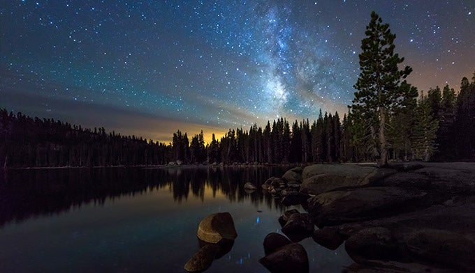 BassLake-MilkyWayNight_courtesyYTSierra_DarvinAtkeson_680 The Milky Way at Bass Lake.