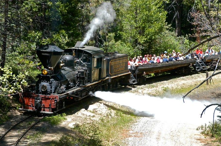 Yosemite Mountain Sugar Pine Railroad 10 Curve