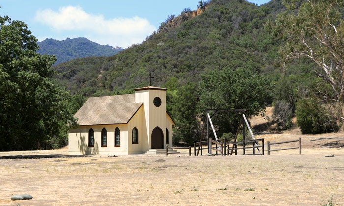 ConejoValley-ParamountRanch-church_Augustine_courtesy_700 The church on Paramount Ranch used in Westworld