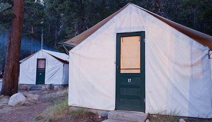 YT-Tuolumne-lodge-tent-high-sierra_Ordelheide_680 Tuolumne Meadows Lodge tent cabins. Photo by Grant Ordelheide