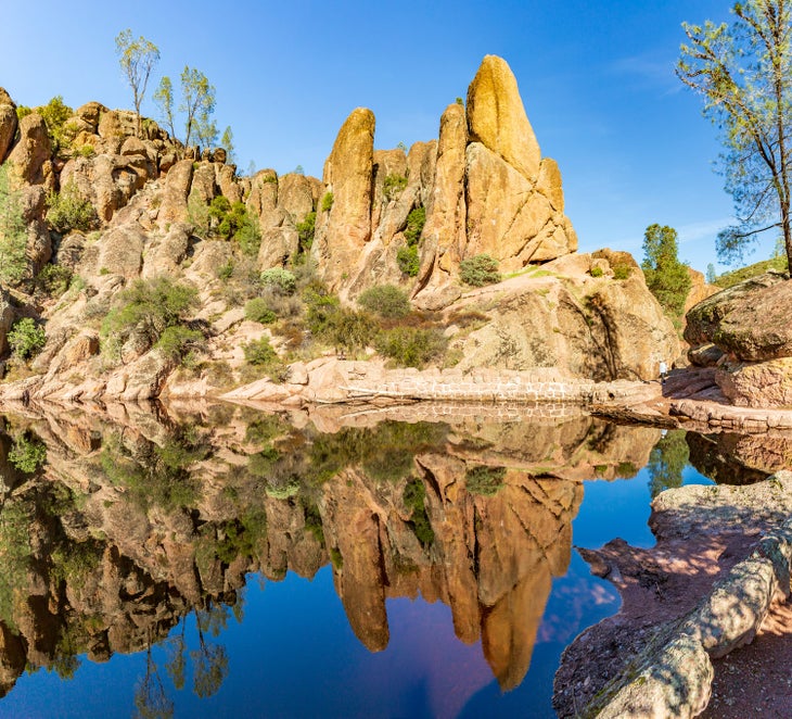 Bear Gulch Reservoir in Pinnacles National Park
