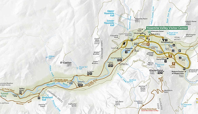 Download the Official Yosemite Park Map PDF