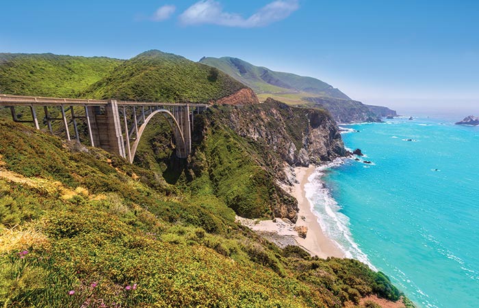 The Bixby Bridge on California Highway 1