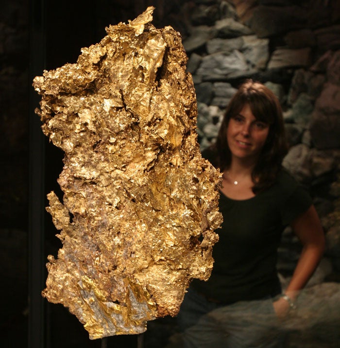 Calaveras-IronstoneHeritageMuseum-GoldNugget_BenDavidson_courtesy_700 Gold nugget at Ironstone Heritage Museum