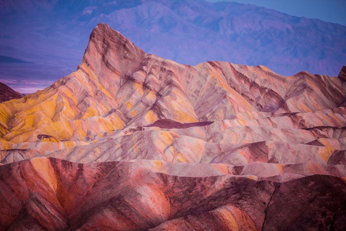 DeathValley-ZabriskiePt_iStock_700 The colors of Zabriskie Point in Death Valley National Park