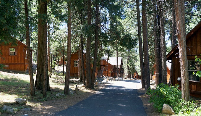Evergreen-Lodge-Cabins_Gloria_680 Cabins at Evergreen Lodge. Photo by Gloria Wadzinski