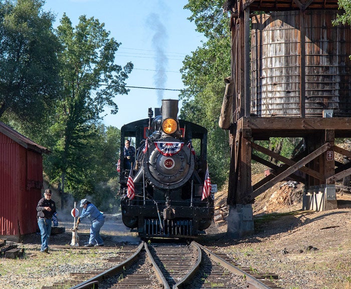 Railtown Baldwin No. 28 Steam Engine Train