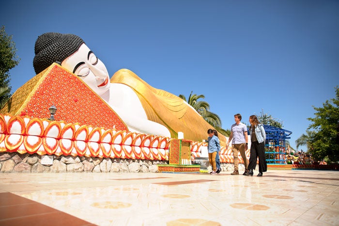 Giant Buddha in Stockton's Cambodian Buddhist Temple