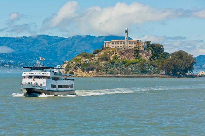 Cruise to Alcatraz Island, the infamous prison in San Francisco Bay