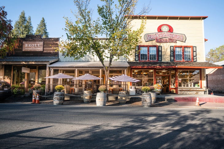 Downtown Murphys in Calaveras County, Calif.