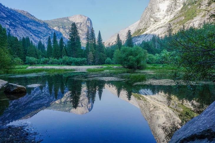 Mirror Lake in Yosemite National Park