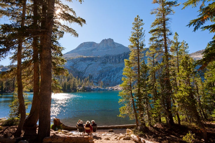 May Lake and Mount Hoffman in Yosemite National Park