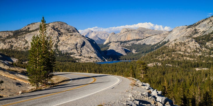 Tioga Road in Yosemite National Park