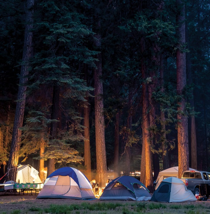 Lower Pines Campground in Yosemite