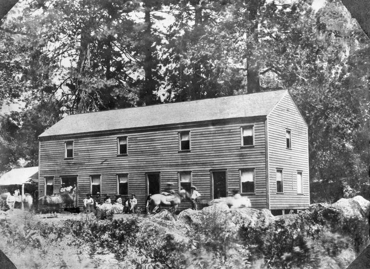 Yosemite's Hutchings House, c1870